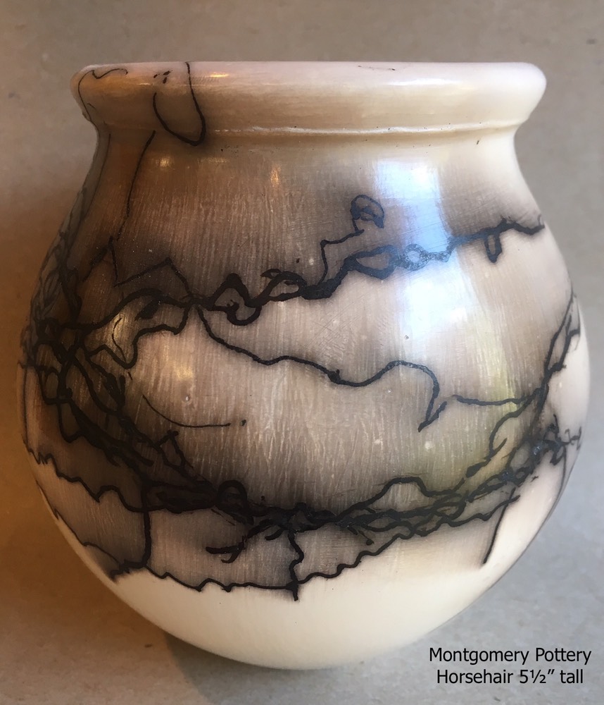Horsehair vase $125