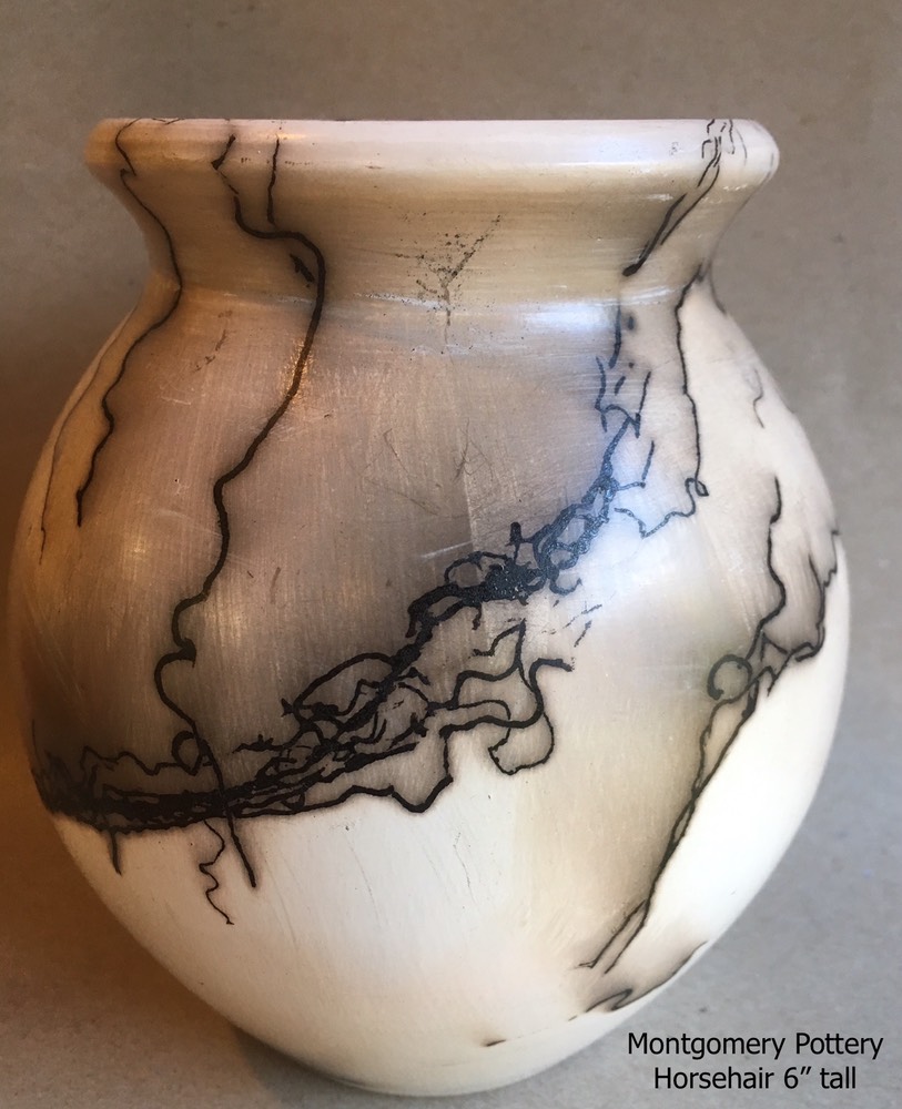 Horsehair vase $150